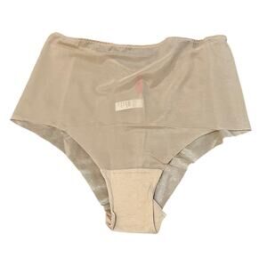 Spanx Skinny Britches Shaping Hipster Panties Nude Size 1X New